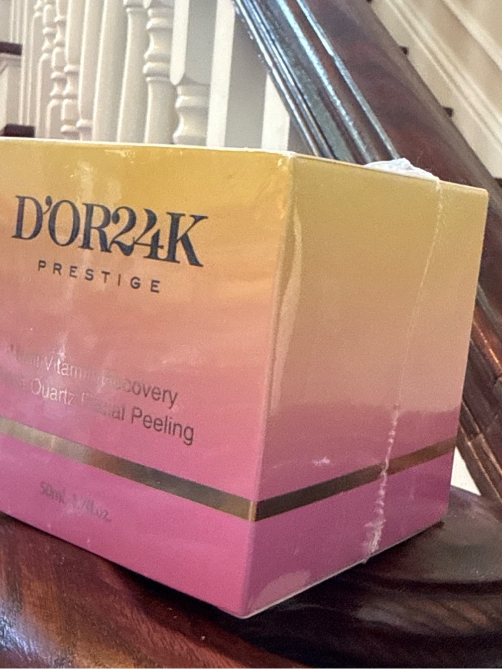D'OR24K Prestige Facial Peeling Rose Quartz 50ml 1.7oz Alcohol-Free Paraben-Free